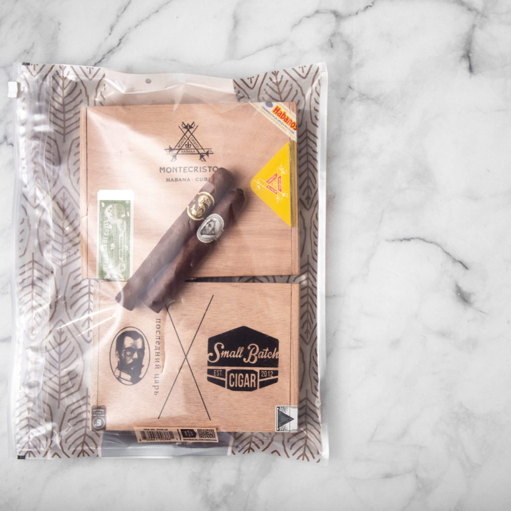 Boveda Humidor Bags are preloaded with Boveda humidity packs in the best RH for cigars.