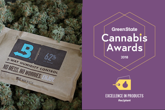 Boveda Captures Excellence in Products in the 2018 GreenState Cannabis Awards