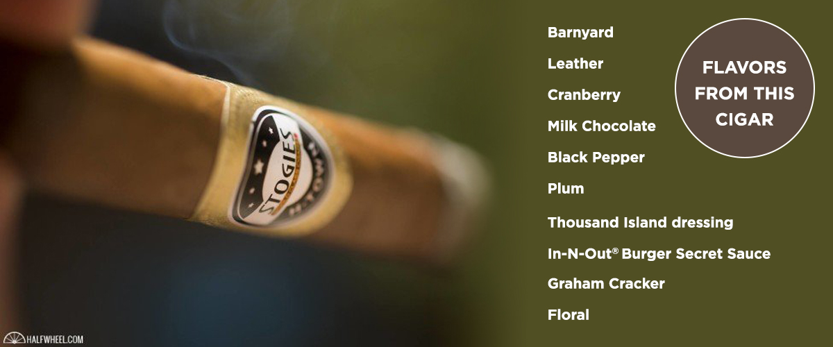Flavors picked up from the cigar being smoked.
