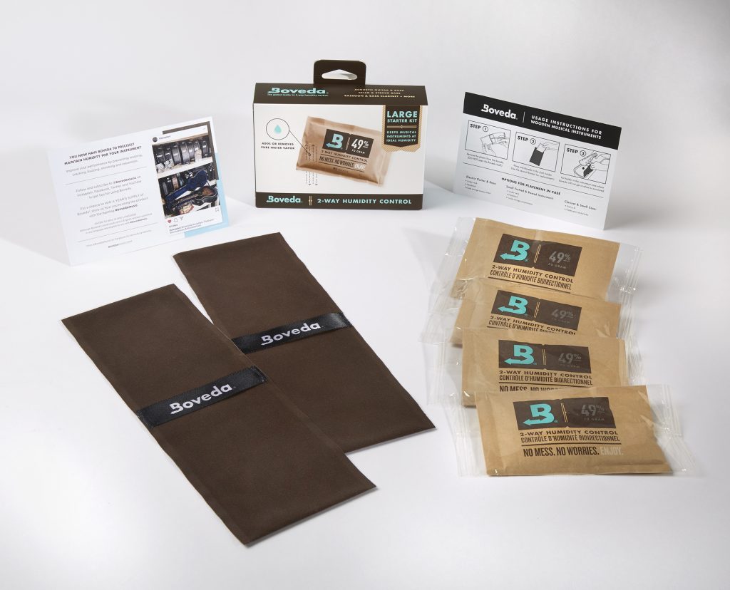 Boveda Humidification Packs - Protect your wood instrument!