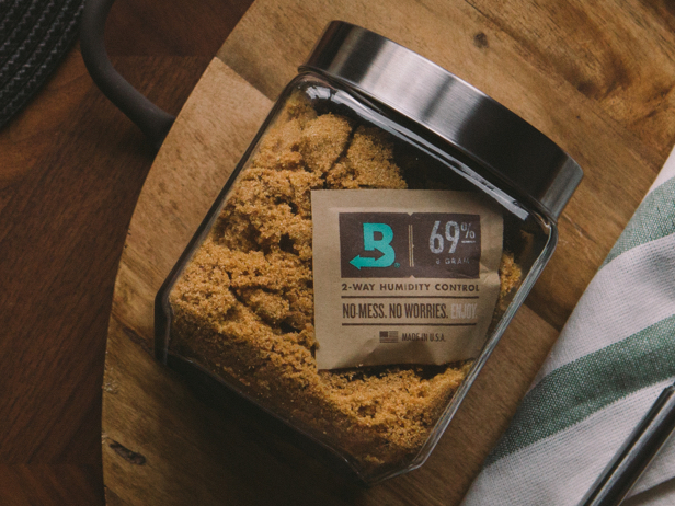 Boveda makes brown sugar soft and ready when needed