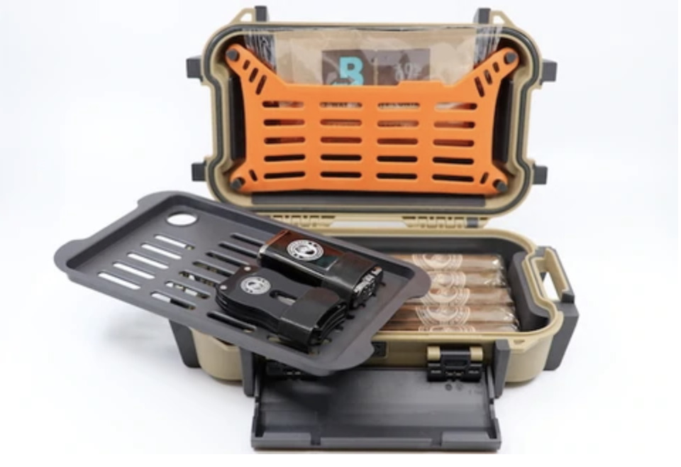 Warfighter Ruck Case Humidor  Comes Preloaded with Boveda 69% RH and Cigars