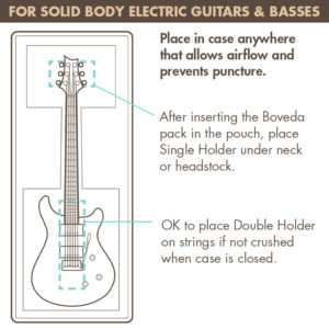 How to use Boveda to humidify an electric guitar