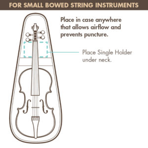 How to use Boveda to humidify a small bowed string instrument
