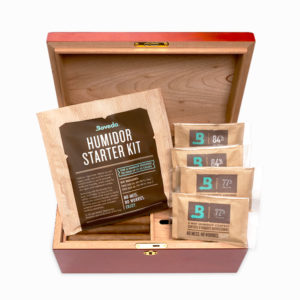 Boveda Humidor Starter Kit for Seasoning a 50-Count Cigar Humidor