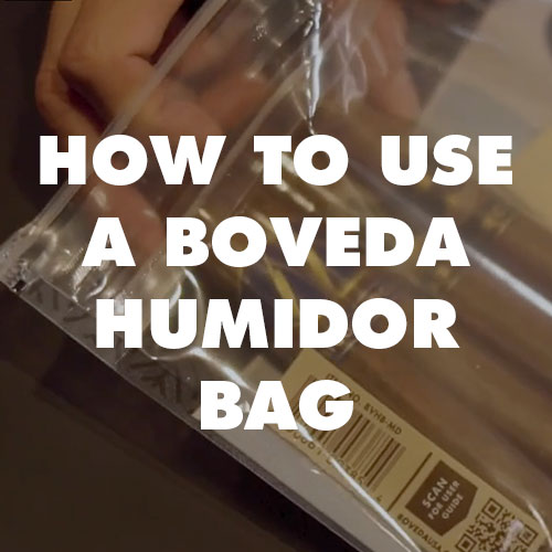 How to Use a Boveda Humidor Bag