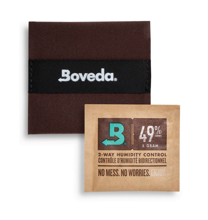 MINI Fabric Holder and 8g 49% RH Boveda pack
