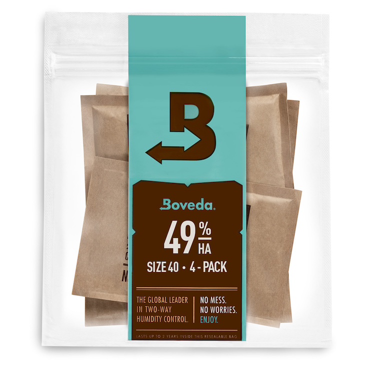 4-Pack Boveda High-Absorbency 49% RH for Musical Instruments