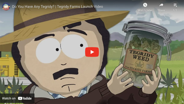 South Park, Tegridy Farms and the Future of Cannabis