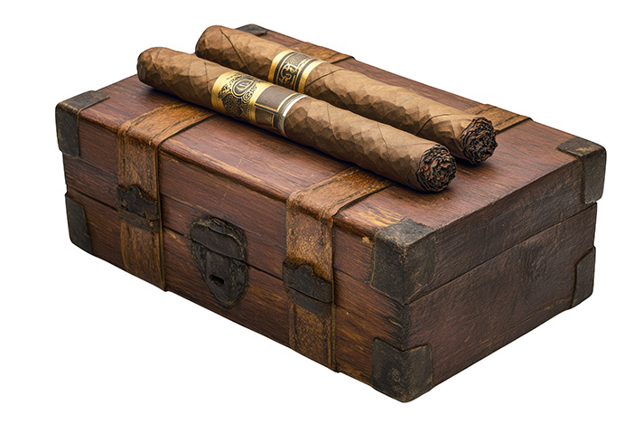 On of the first humidor