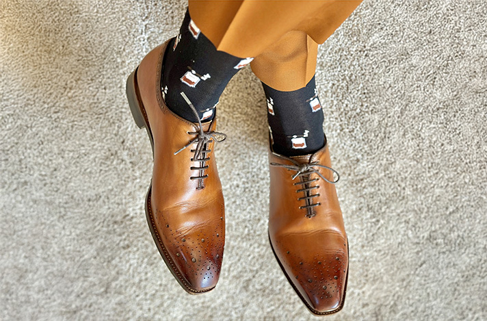 Fancy socks and shoes