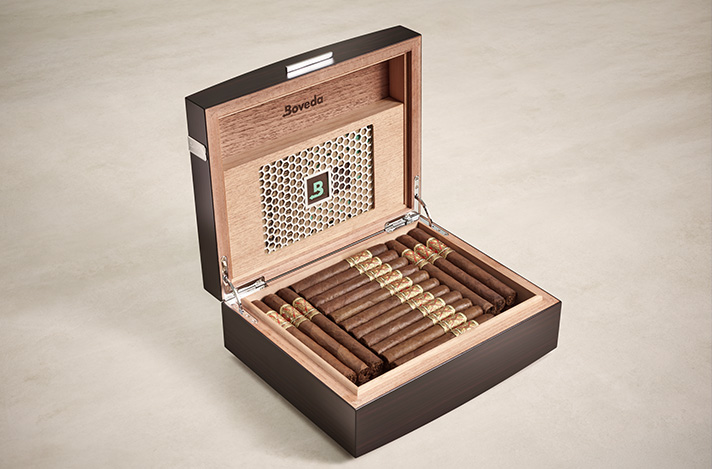 Boveda Humidor 50 count full of cigars